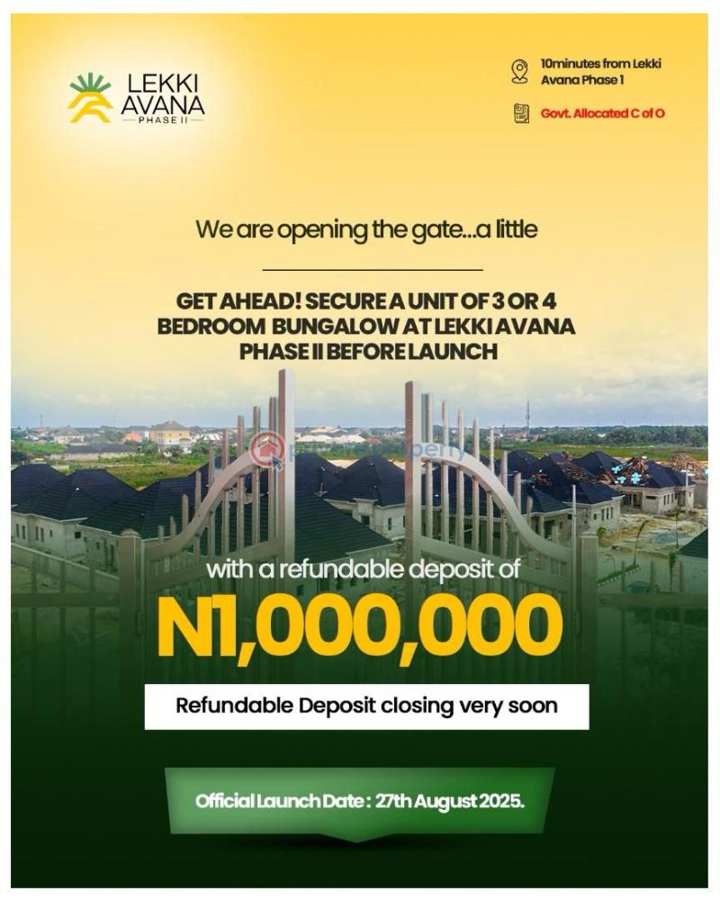 4 bedroom Bungalow For Sale Before Amen Estate Eleko Ibeju-Lekki Lagos - 8