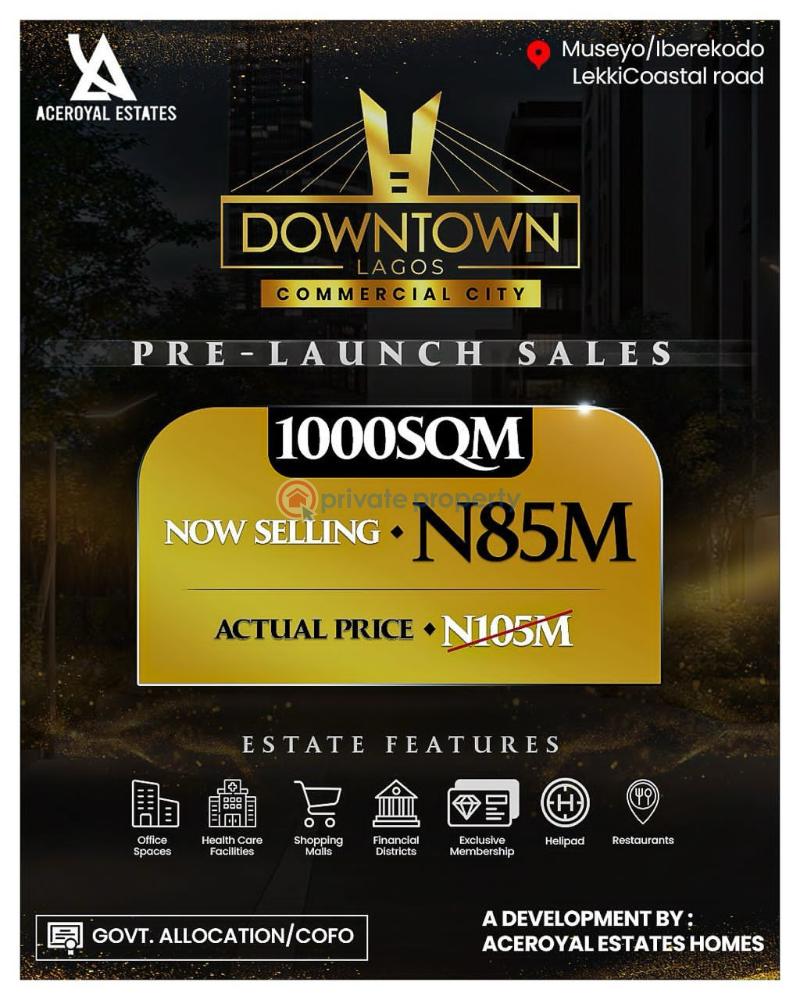 Commercial Land For Sale Coastal Road Ibeju Lekki Iberekodo Ibeju-Lekki Lagos - 1