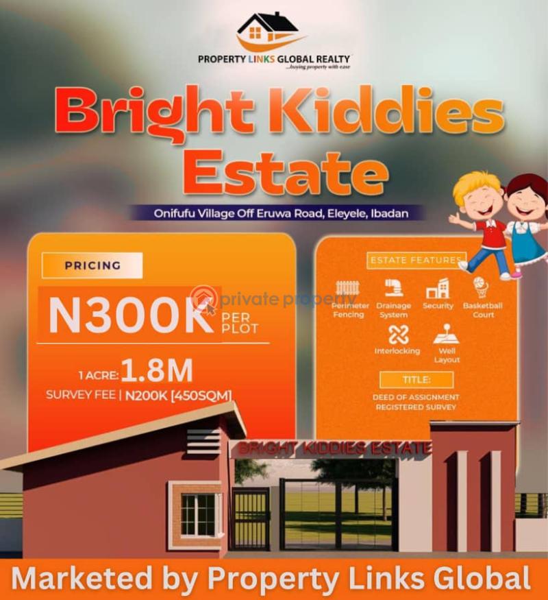 Residential Land For Sale Bright Kiddies Estate Onifufu Village Off Eruwa Road Eleyele Ibadan Oyo - 5