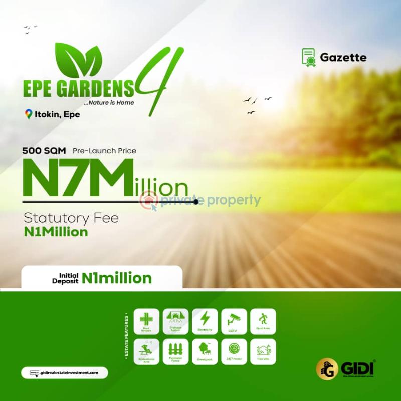 Residential Land For Sale Epe Lagos - 1