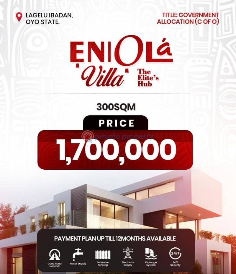 Mixed use Land For Sale Eniola Villa Lagelu Town Directly Facing Express With Flexible Payment Plans Iwo Road Ibadan Oyo - 0