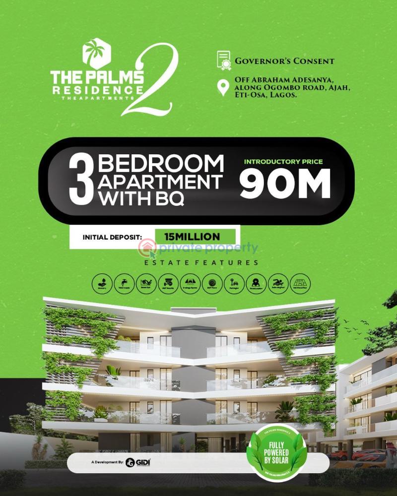 3 bedroom Block Of Flats For Sale Off Ogombo Road Abraham Adesanya Abraham Adesanya Ajah Lagos - 2