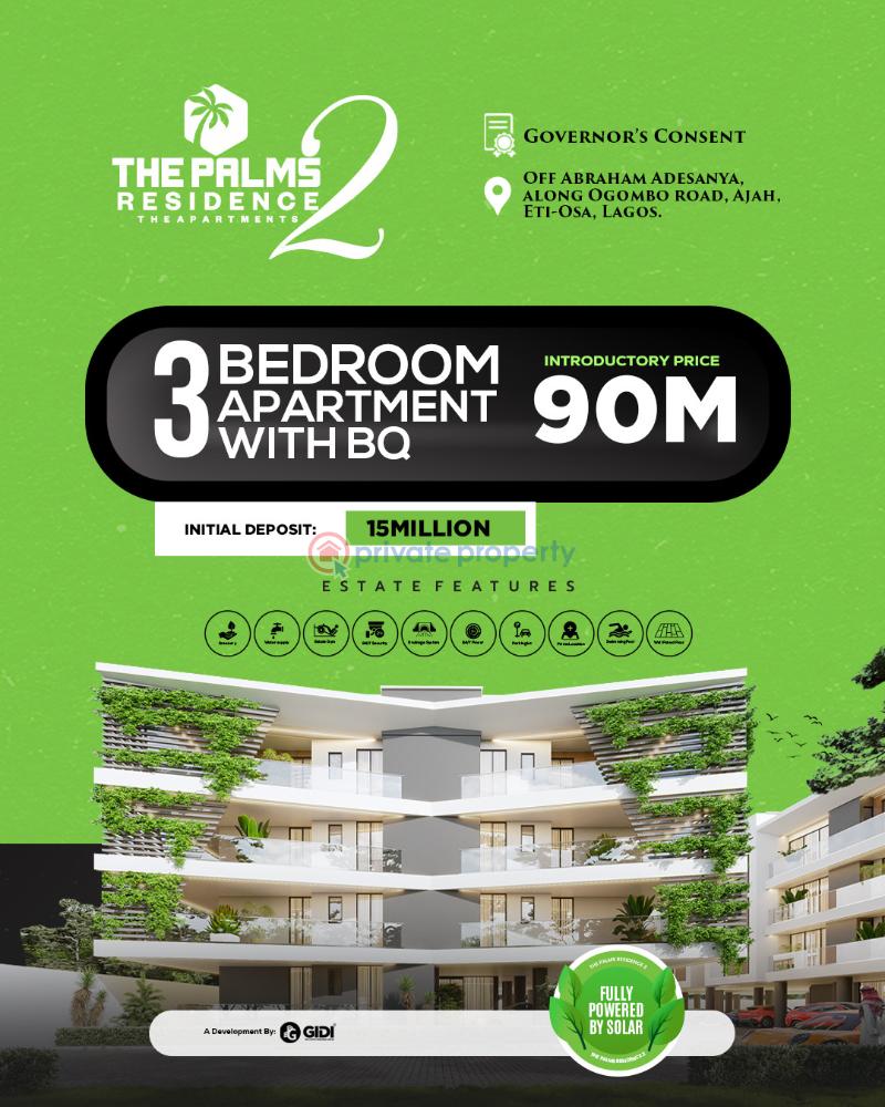 3 bedroom Flat & Apartment For Sale Ogombo Abraham Adesanya Ajah Lagos - 0