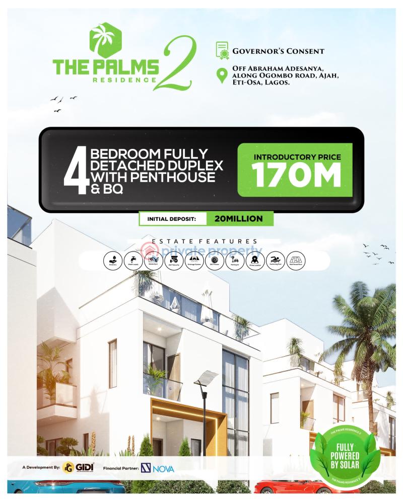 3 bedroom Detached Duplex For Sale Abraham Adesanya Ajah Lagos - 2