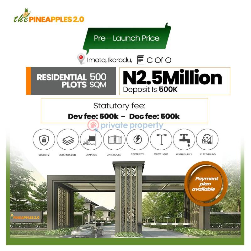 Residential Land For Sale Imota Rice Mill, Caleb University Ikorodu Lagos - 0