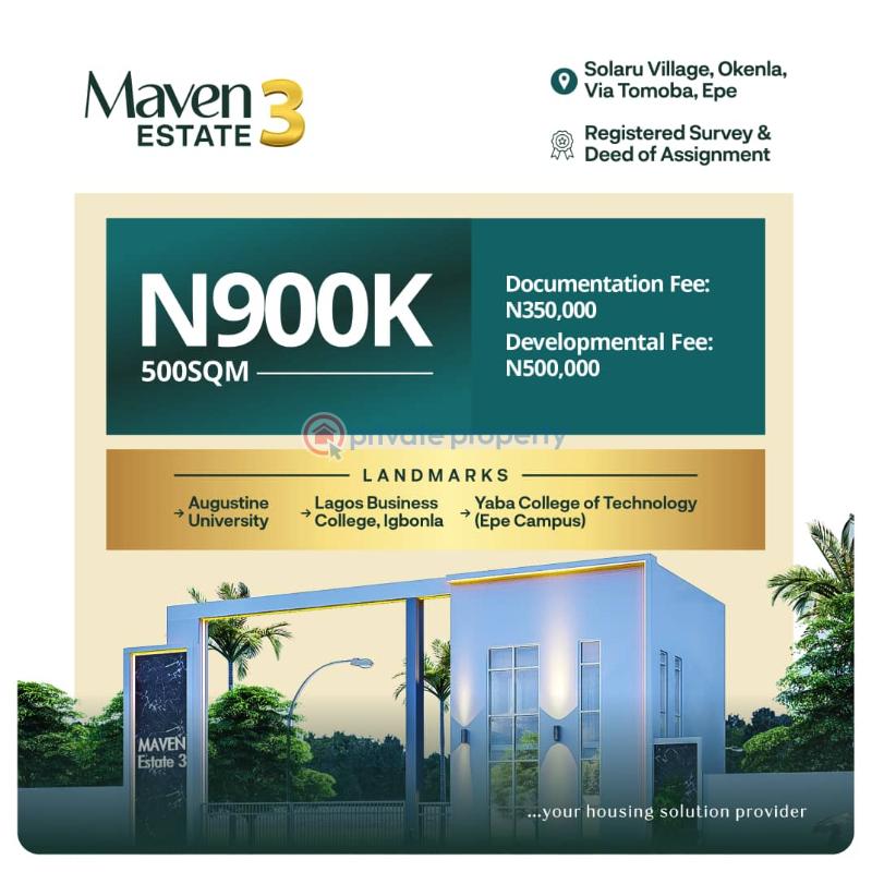Commercial Land For Sale Okenla Tomoba Epe Lagos Epe Lagos