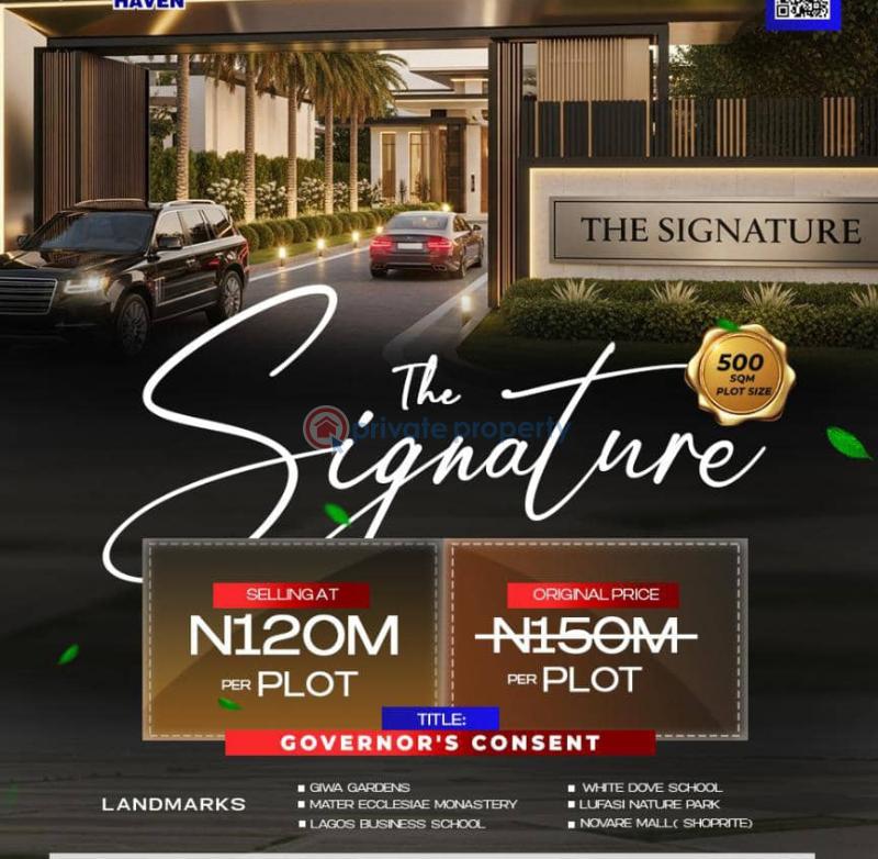 Residential Land For Sale Lagos Business School, Novare Shopping Mall, Lufasi Park, White Dove School Eputu Ibeju-Lekki Lagos