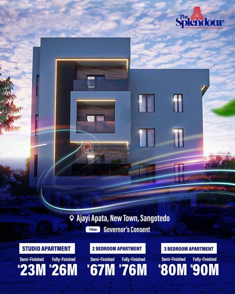 3 bedroom Block Of Flats For Sale Majek Sangotedo Lagos