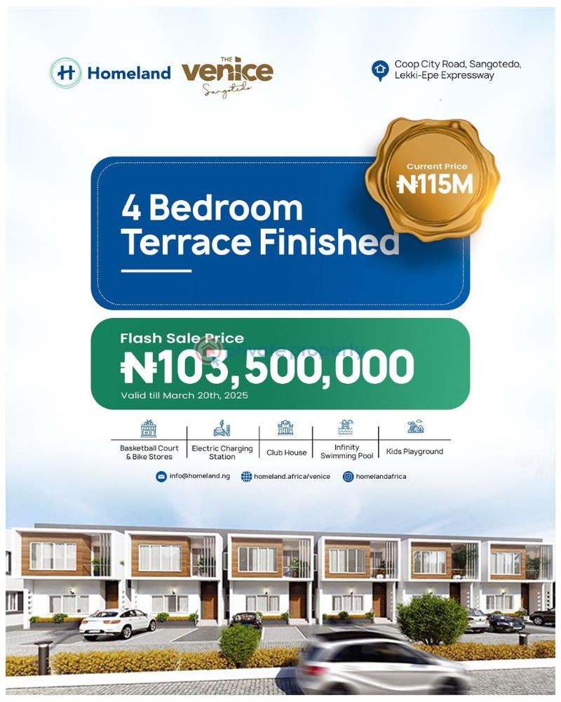 4 bedroom Terraced Duplex For Sale Ajah Lagos - 0
