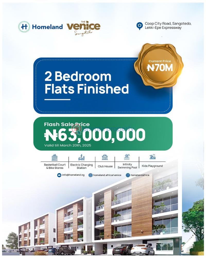 2 bedroom Flat & Apartment For Sale Ajah Lagos - 0
