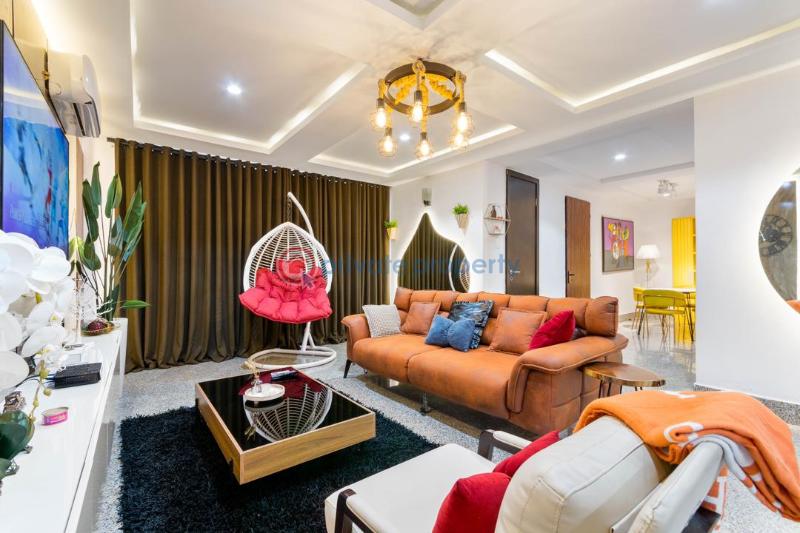 Three bedroom service apartment - 3 3 bedroom Block Of Flats Short let Behind Pinnacle Filling Station Lekki Phase 1 Lagos - 3