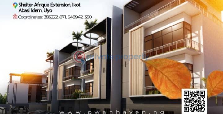 4 bedroom Terrace For Sale Haven Residence, Ikot Abasi Idem, Uyo Uyo Akwa Ibom