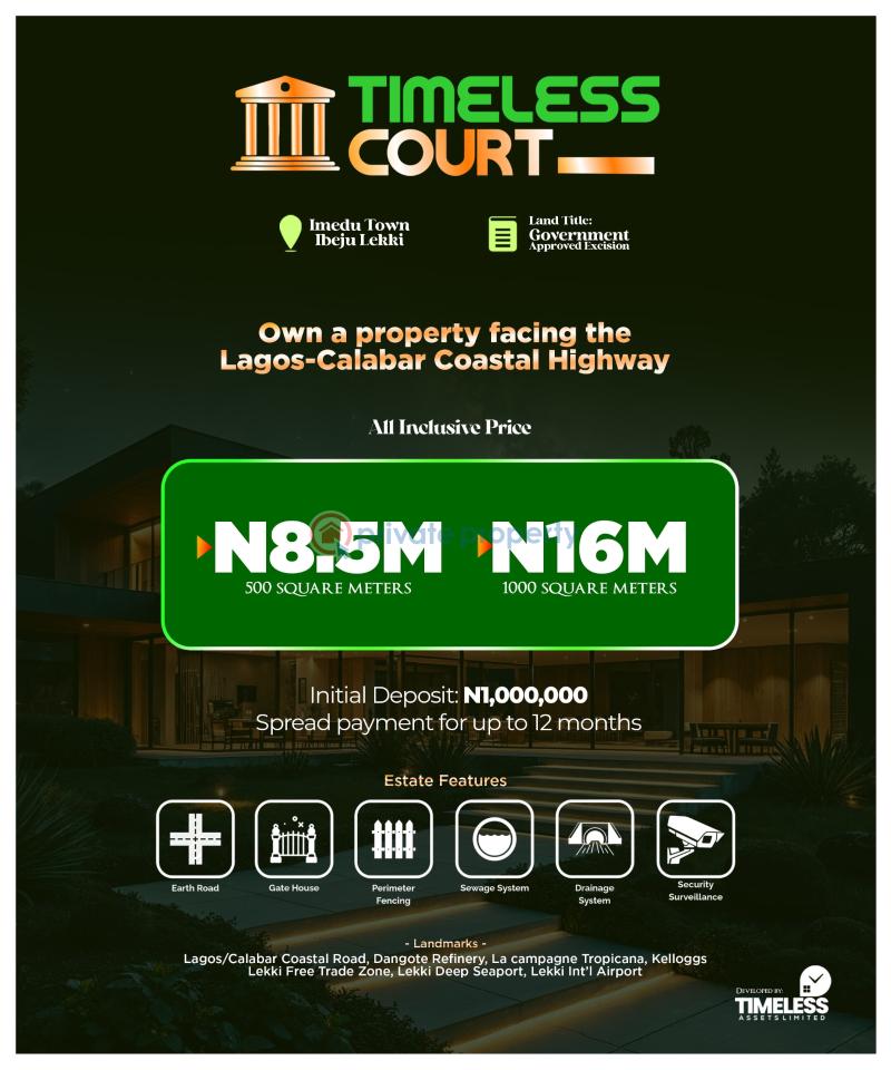 Residential Land For Sale Free Trade Zone Ibeju-Lekki Lagos