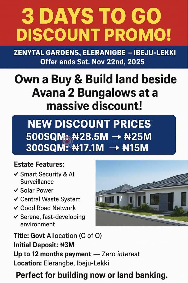 Residential Land For Sale Lekki Airport, Alaro City, Pan Atlantic University. Eleran Igbe Ibeju-Lekki Lagos - 0