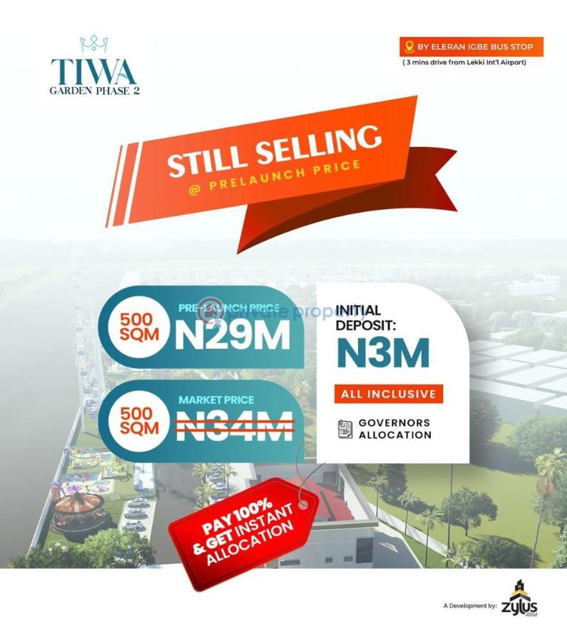 Tiwa garden phase 2 - 5 Mixed use Land For Sale Facing Lekki Epe Express Road Ibeju-Lekki Lagos - 5