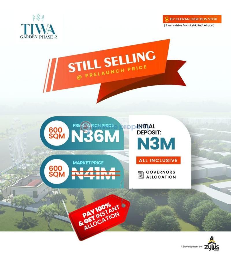 Tiwa garden phase 2 - 6 Mixed use Land For Sale Facing Lekki Epe Express Road Ibeju-Lekki Lagos - 6