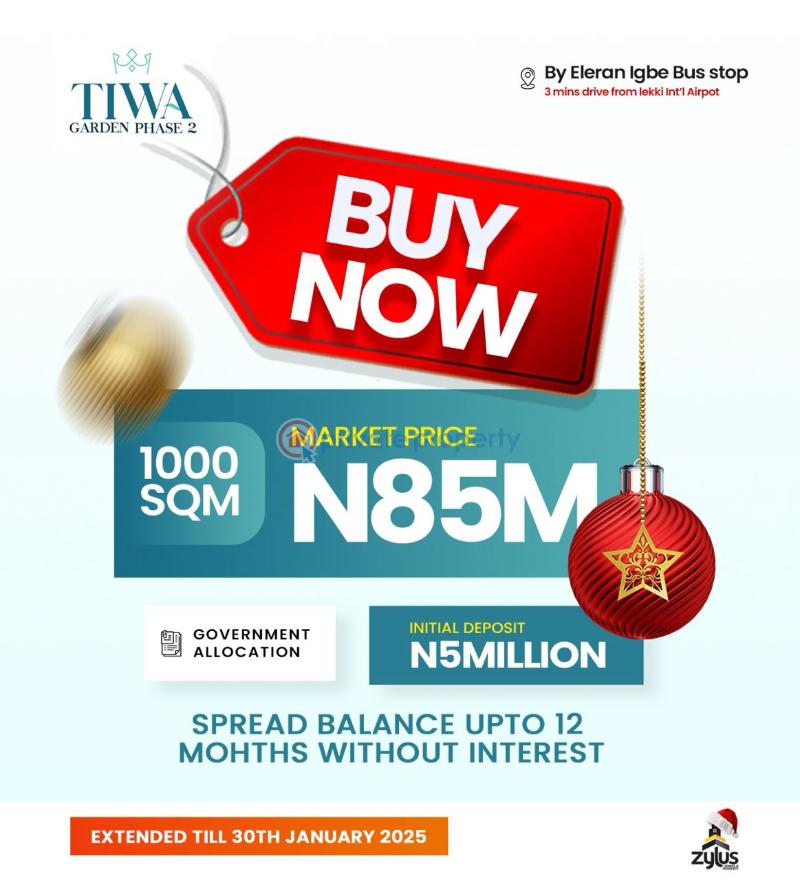 Residential Land For Sale Eleran Igbe Ibeju-Lekki Lagos - 0