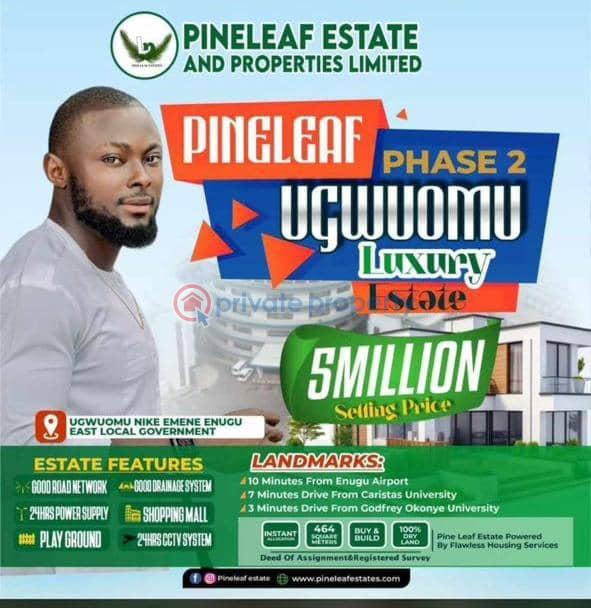 Mixed use Land For Sale Ugwuomu Nike Emene Enugu Area  - 0