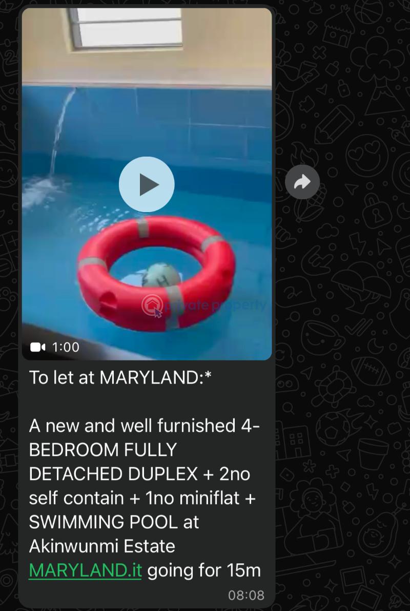 4 bedroom Duplex For Rent Maryland Lagos - 3
