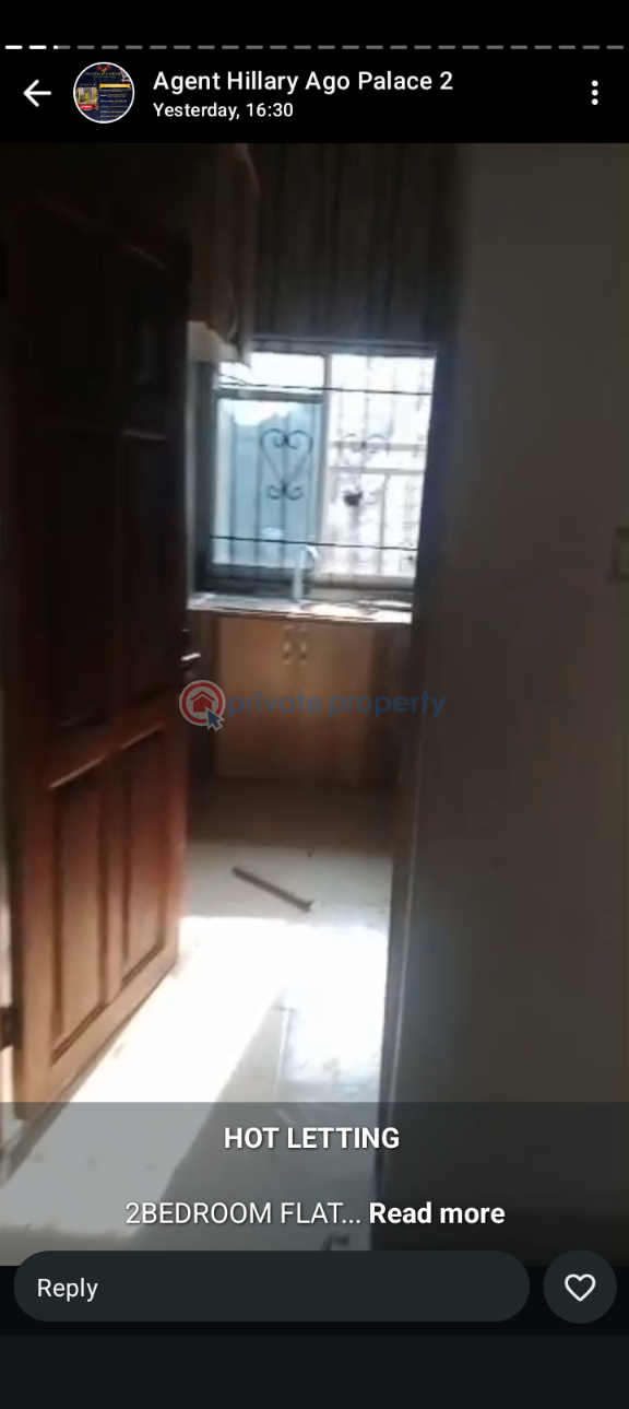 2 bedroom Block Of Flats For Rent Ago Palace Isolo Lagos - 1