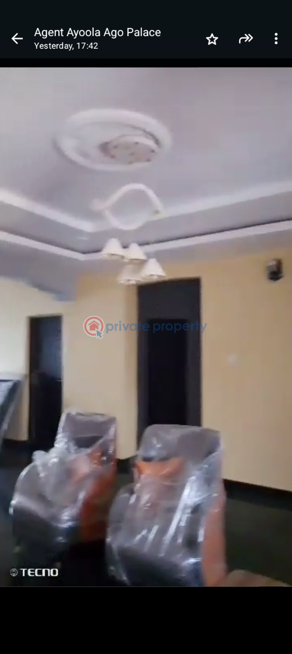 3 bedroom Block Of Flats For Rent Ago Palace Isolo Lagos - 1