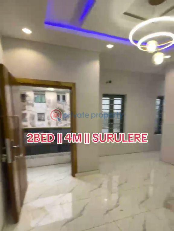 2 bedroom Block Of Flats For Rent Ijesha Surulere Lagos - 1