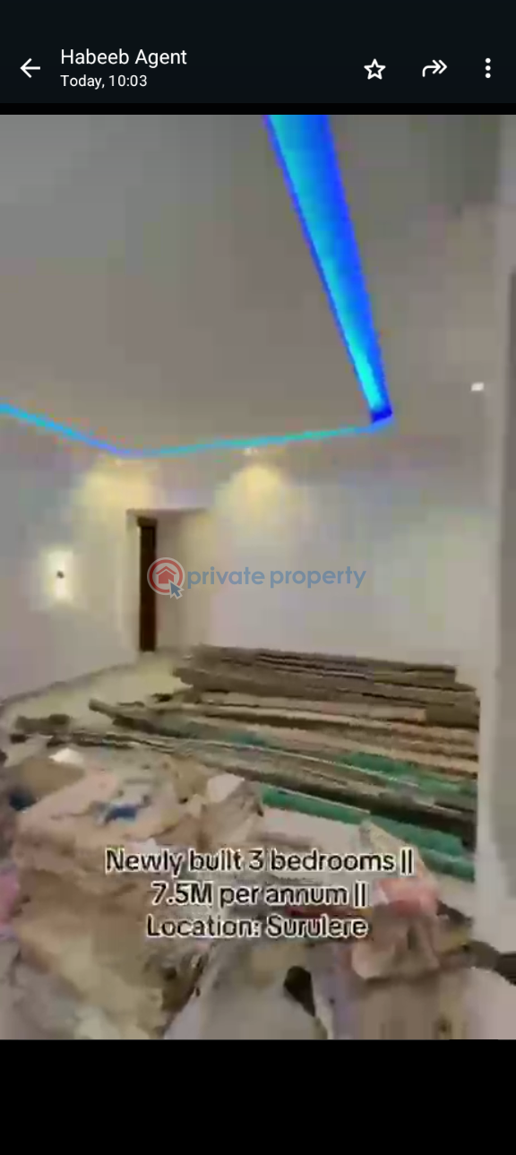 3 bedroom Block Of Flats For Rent Adelabu Surulere Lagos - 3