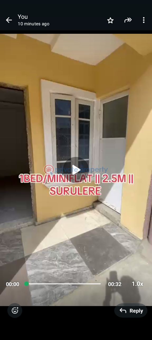 1 bedroom Mini Flat For Rent Lawanson Surulere Lagos - 1