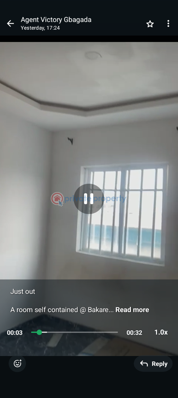 Self Contain For Rent Ifako-Gbagada Lagos - 1