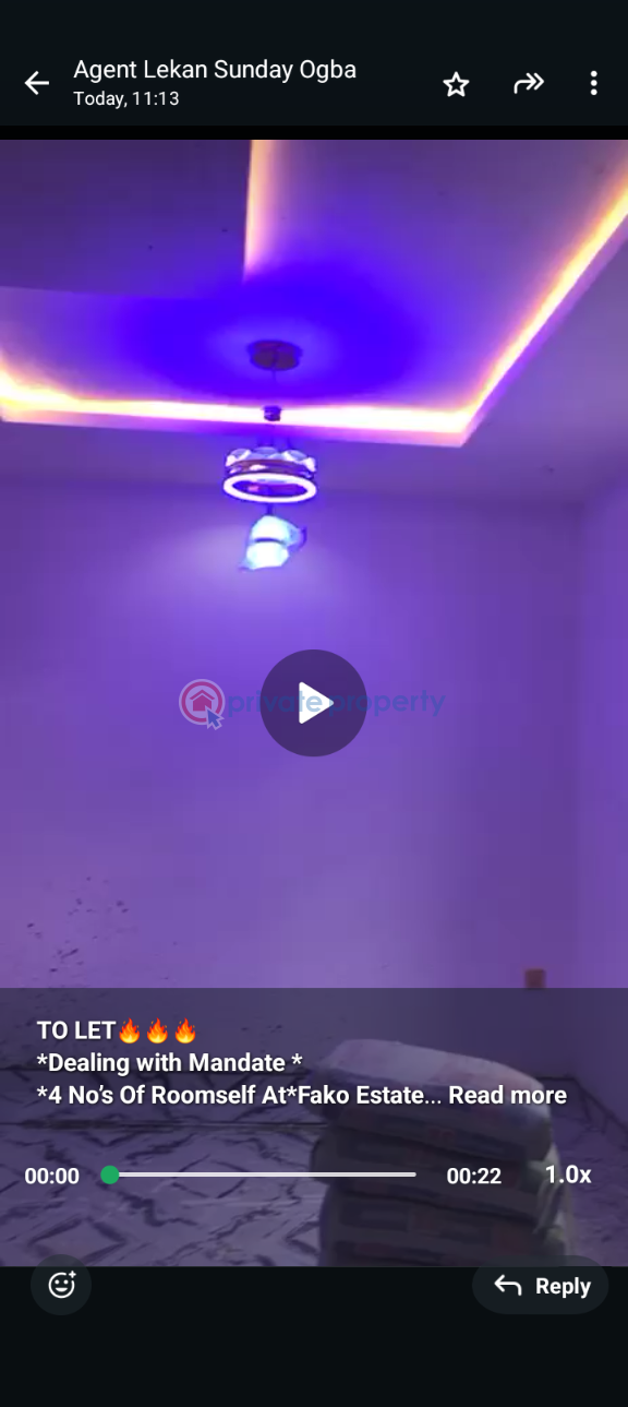 To let executive room self contain at ogba - 3 Self Contain For Rent Oke-ira Ogba Lagos - 3