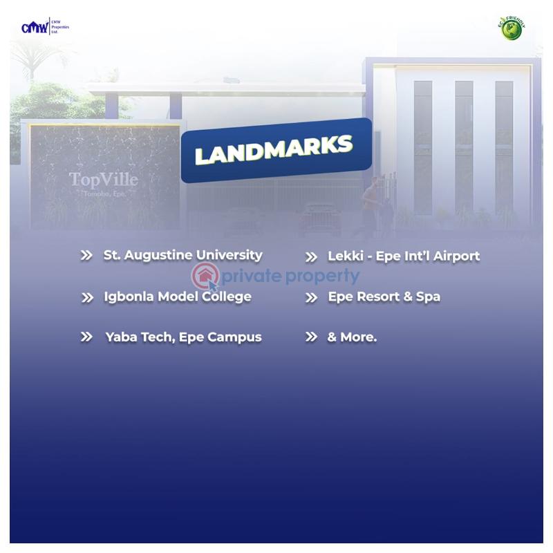 Land For Sale Top Ville 1 Tomoba Epe Epe Lagos - 1