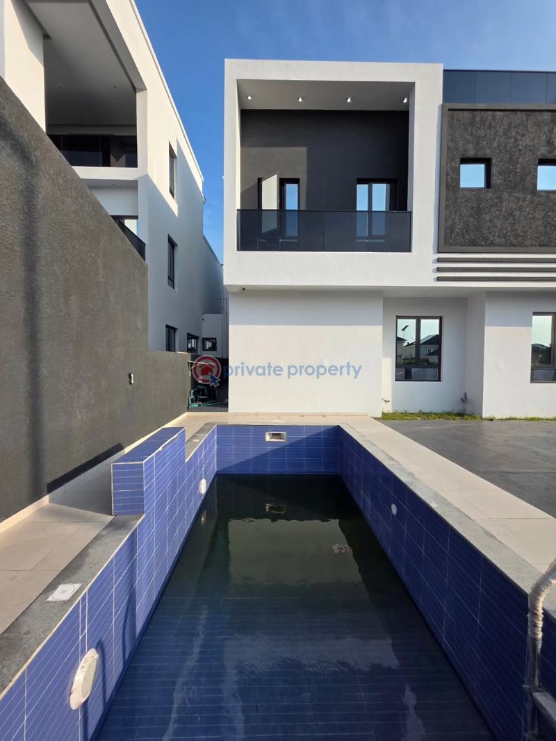 Topnotch 5bedroom fully detached house with pool - 16 5 bedroom Detached Duplex For Sale Royal Garden Estate Ajah Lagos - 16