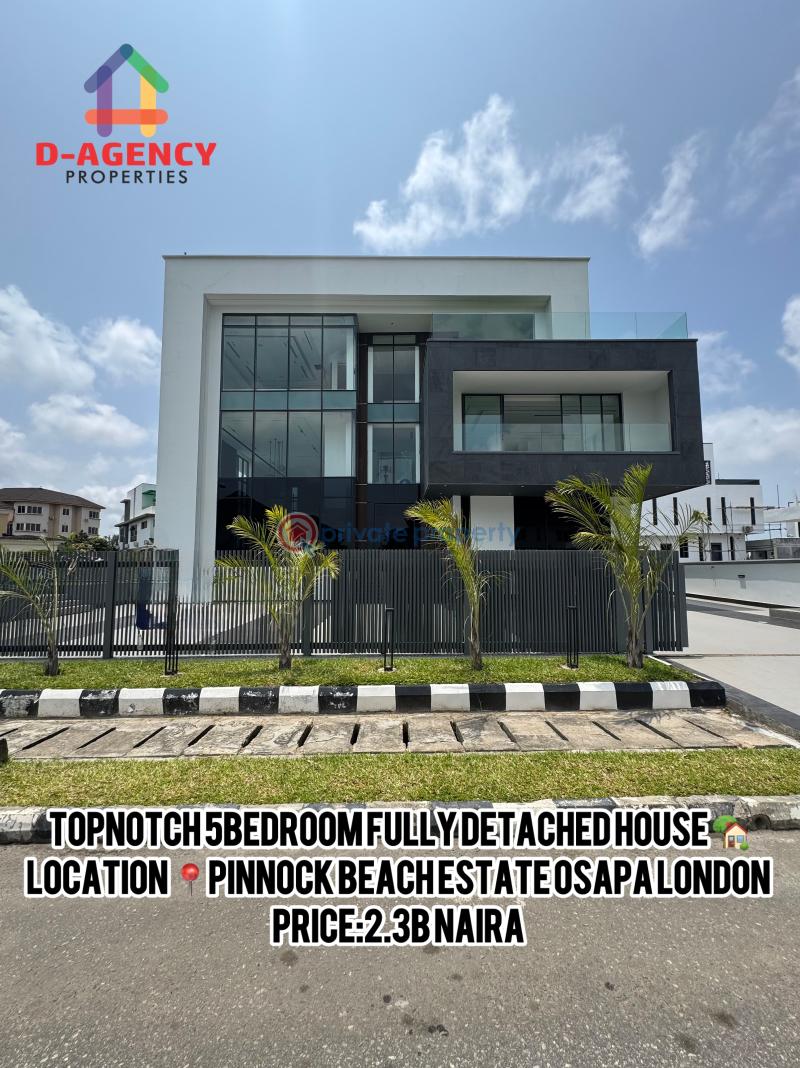 5 bedroom Detached Duplex For Sale Pinnock Beach Estate Osapa Lekki Lagos - 0