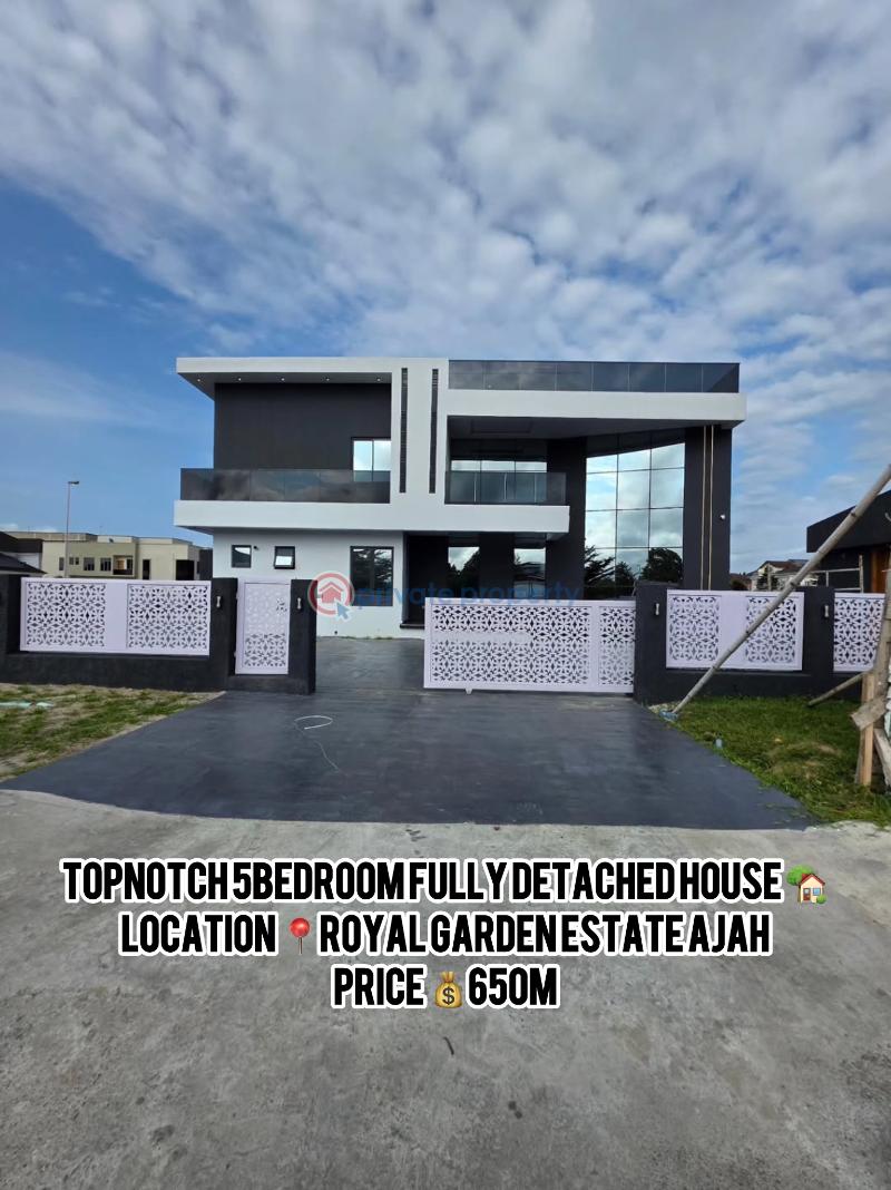 5 bedroom Detached Duplex For Sale Royal Garden Estate Ajah Lagos - 0