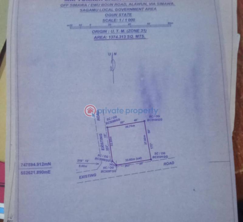 Residential Land For Sale Redeem Auditorium Obafemi Owode Ogun
