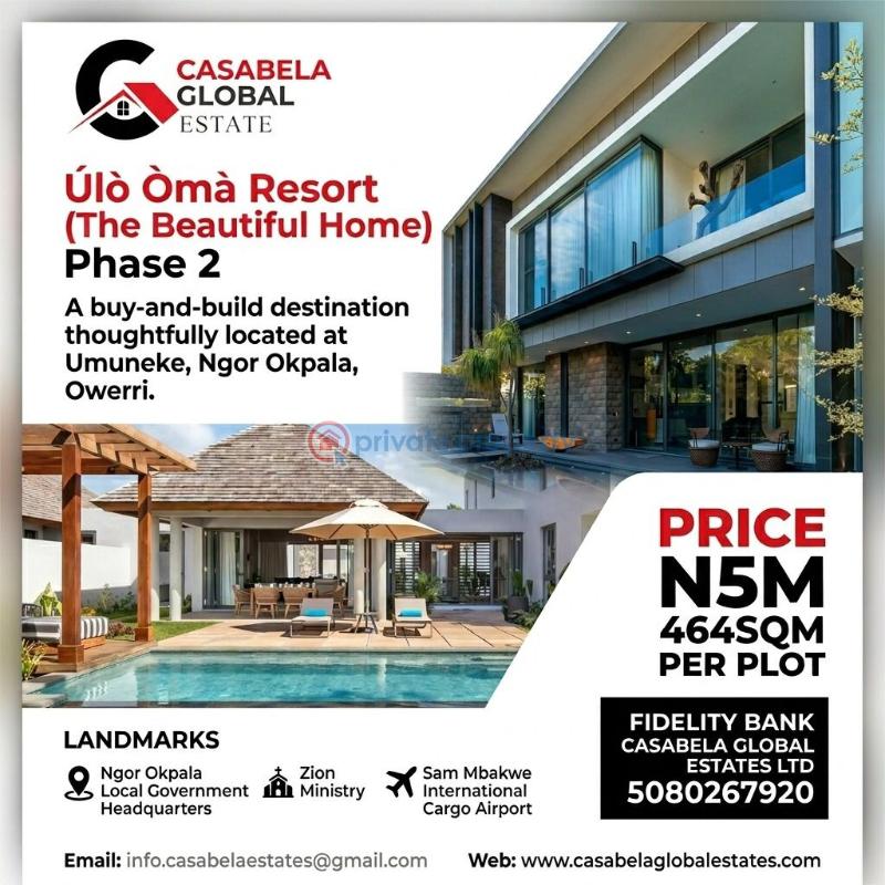 Residential Land For Sale Ngor-Okpala Imo