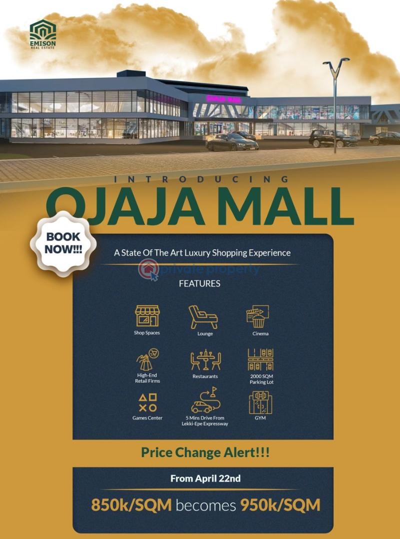 For sale Office Ajiwe Ogombo Ajah Lagos Ogombo Ajah Lagos (PID 8PAMPE