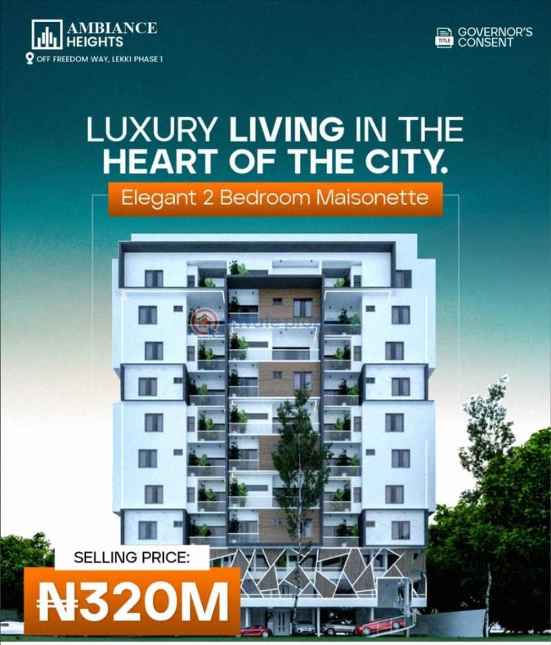 2 bedroom Maisonette For Sale Ambiance Heights Lekki Phase 1 Location In Very Close To Proximity To Iconic Landmarks Like The Lekki Coliseum, Filmhouse Imax Cinema, Lekki Phase 1 Gate, And Dowen College. Lekki Phase 1 Lagos - 0