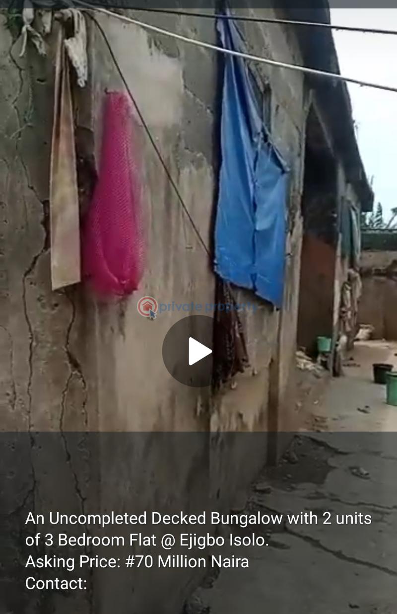 8 bedroom Bungalow For Sale 20 ;akeem Kazeem Street, Ejigbo Isolo Ejigbo Lagos - 1