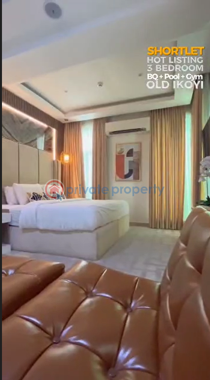Unfurnished 3 bedroom flat on the 3rd floor with 1 bq - 3 3 bedroom Shared Apartment For Rent Old Ikoyi Lagos - 3