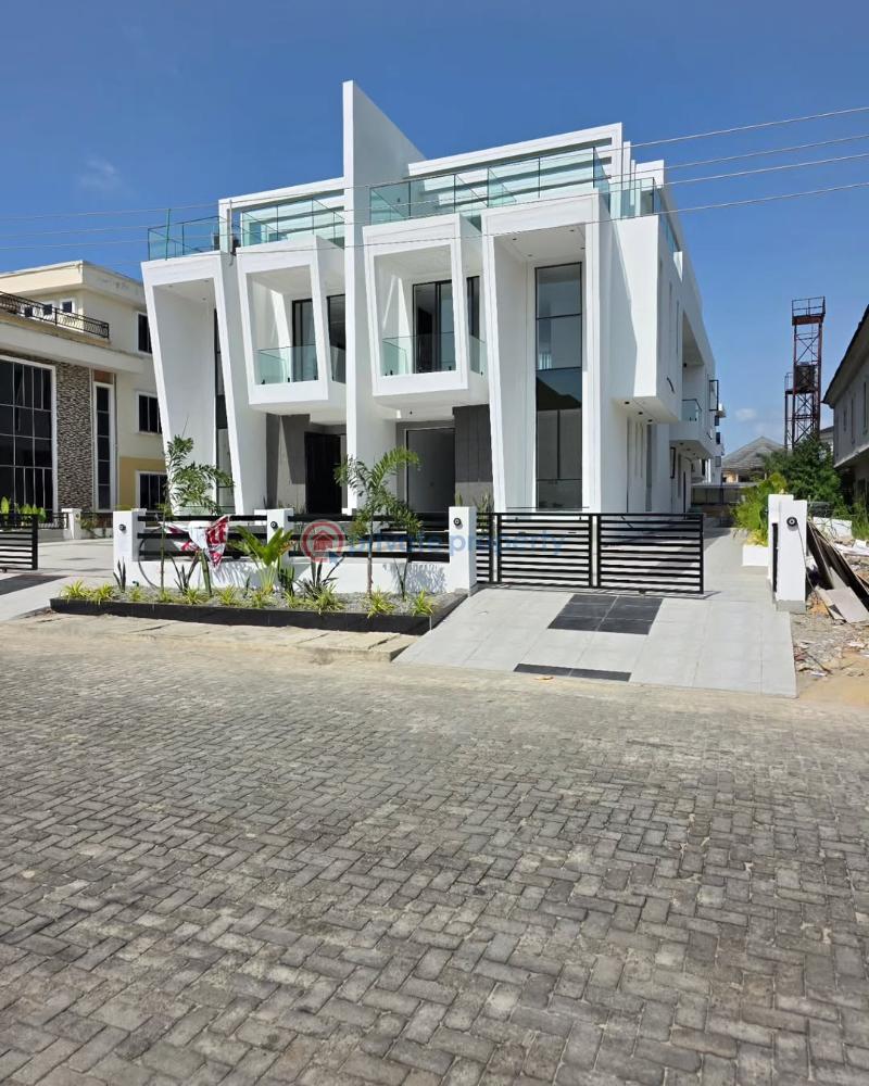 Uniquely finished 5 bedroom semi detached duplex with rooftop terrace, swimming pool, cinema & bq - 19 5 bedroom Semi detached Duplex For Sale Osapa London Lekki Lagos - 19