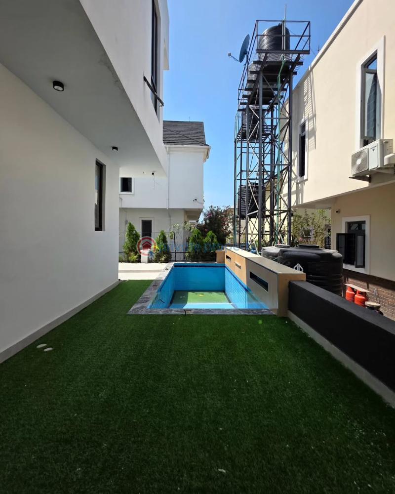 Uniquely finished 5 bedroom semi detached duplex with rooftop terrace, swimming pool, cinema & bq - 17 5 bedroom Semi detached Duplex For Sale Osapa London Lekki Lagos - 17