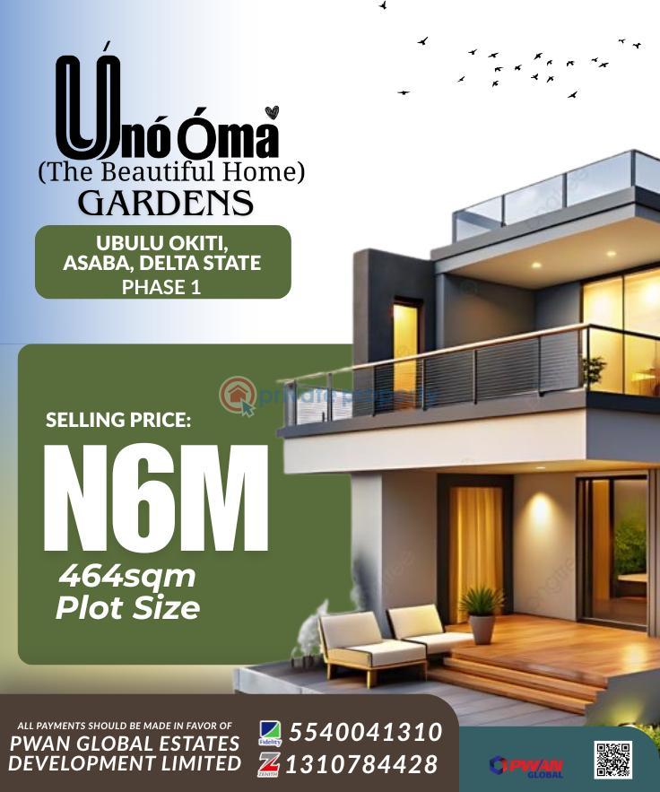 Residential Land For Sale Ubulu Okiti Asaba Delta