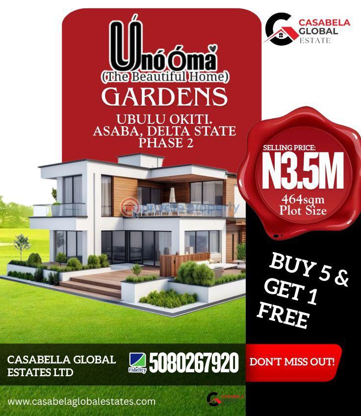 Residential Land For Sale Ubulu Okiti Asaba Delta