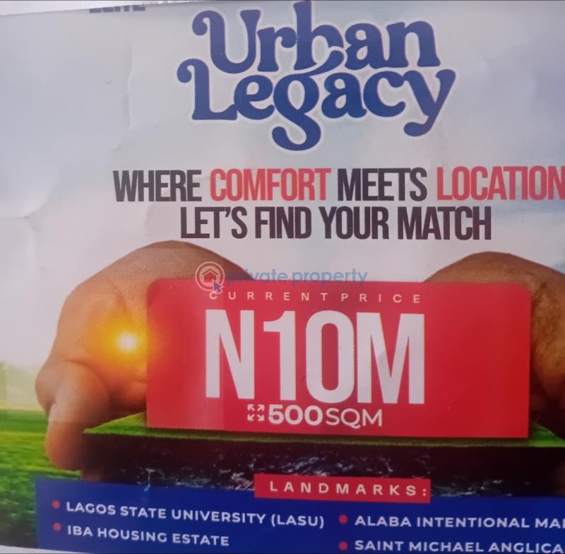 Residential Land For Sale Isheri Road Iba Ojo Lagos