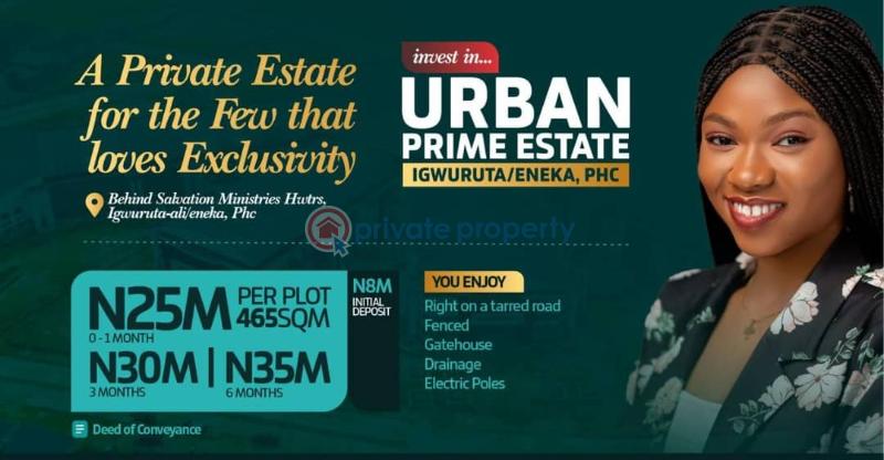 Urban prime estate igwuruta rivers state Commercial Land For Sale Bolingo Road Near Shell Location Eneka Port Harcourt Rivers