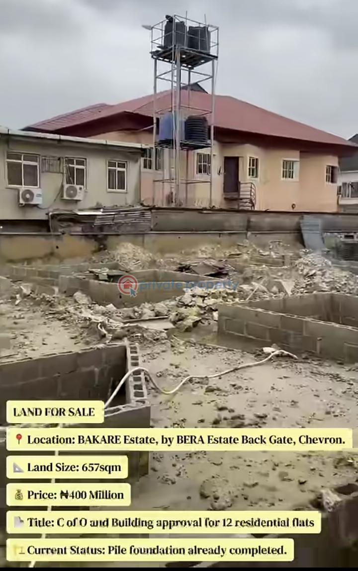 Residential Land For Sale Bakare Estate By Bara Estate By Chevron Back Gate Chevron Drive Lekki Lagos - 1