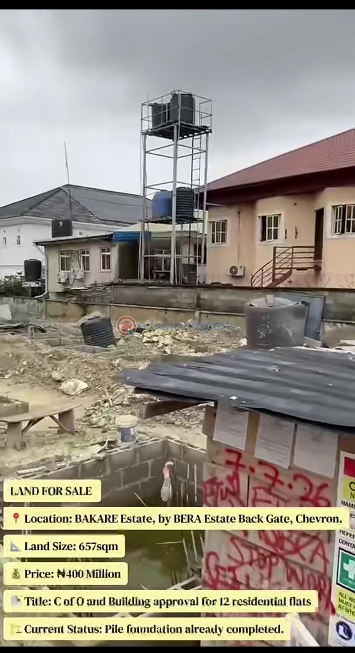 Residential Land For Sale Bakare Estate By Bara Estate By Chevron Back Gate Chevron Drive Lekki Lagos - 2