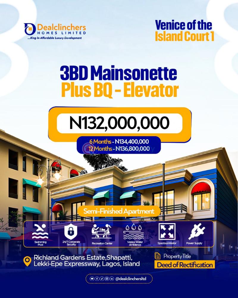 3 bedroom Maisonette For Sale Bogije Ibeju-Lekki Lagos - 0