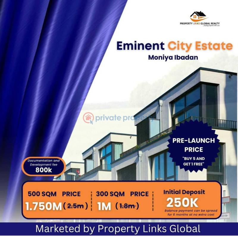 Residential Land For Sale Eminent City Estate Moniya Ibadan Marketed By Property Links Global Ibadan Oyo - 3